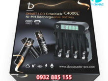 Combo Sạc Pin DBacoustic - Bộ sạc C4000L + Pin AA 1.2V - 3300mAh