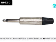 Alternative view of Jack âm thanh Neutrik NP2X-D - Jack 6 ly mono chân trắng