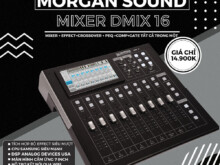 Alternative view of Bàn Mixer số Morgan Sound DMIX16 LCD 7 inch CPU Samsung, DSP 21488