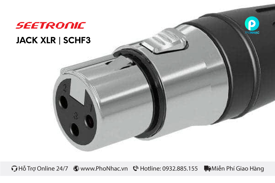 Jack XLR Seetronic SCHF3 | Jack canon - Ảnh 2