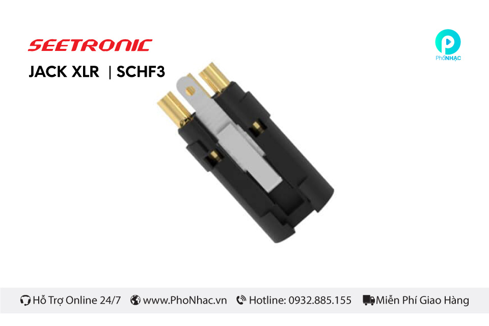 Jack XLR Seetronic SCHF3 | Jack canon - Ảnh 5