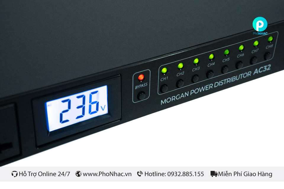 Quản Lý Nguồn MORGAN SOUND AC32 – Giải Pháp Bảo Vệ & Cấp Nguồn Chuyên Nghiệp - Ảnh 6
