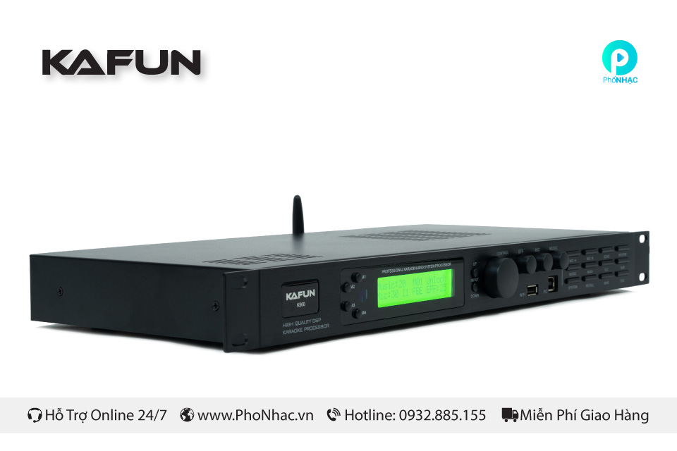 Vang Số KAFUN K500 – Chuẩn Mực Xử Lý Âm Thanh Cao Cấp, Chống Hú Hiệu Quả - Ảnh 7